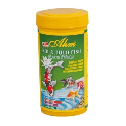 Ahm Koi Gold Fish Green Sticks Balık Yemi 250 Ml - 1