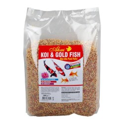 Ahm Koi Gold Fish Mini Mix Pellet Balık Yemi 1 Kg - 1