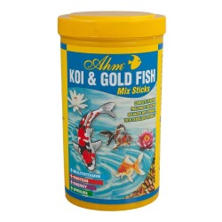 Ahm Koi Gold Fish Mix Sticks Balık Yemi 1000 Ml - 1