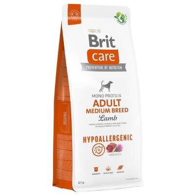 Brit Care Hypoallergenic Kuzu Etli 12 kg Orta Irk Yetişkin Köpek Maması - 1