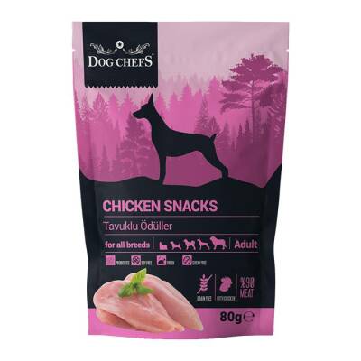 Dog Chefs Chicken Snacks Tavuk Etli Köpek Ödülü 80 Gr - 1