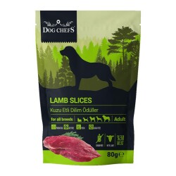 Dog Chefs Lamb Slices Kuzu Etli Dilim Köpek Ödülü 80 Gr - 1