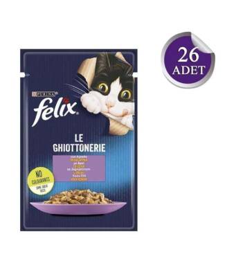 Felix Kuzulu Yetişkin Kedi Yaş Mama 26 X 85 Gr - 1