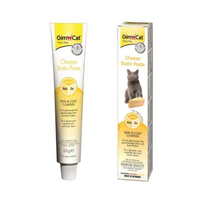 Gimcat Cheese Biotin Tüy Sağlığı Kedi Peynirli Paste Macunu 50 Gr - 1