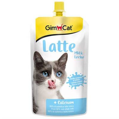 Gimcat Milk Latte Calcium Sıvı Kedi Sütü 200 ML - 1