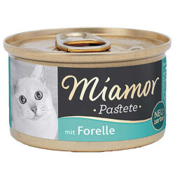 Miamor Pastete Alabalıklı Tahılsız Konserve Kedi Maması 12x85 Gr - 1