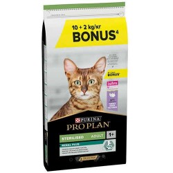 Pro Plan Kısırlaştırılmış Hindi Etli Yetişkin Kedi Maması 10+2 kg Bonus Paket - 1