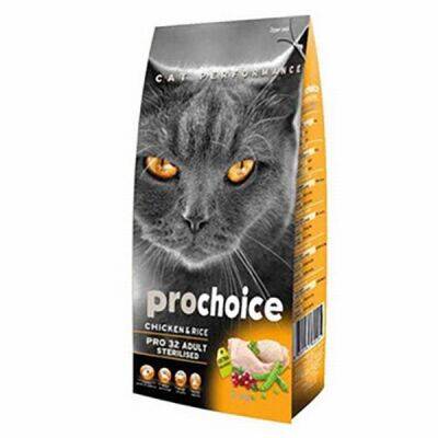 Prochoice Pro 32 Sterilised Tavuklu 2 kg Kısırlaştırılmış Yetişkin Kedi Maması - 1