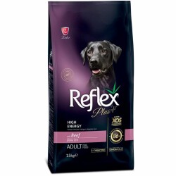 Reflex Plus High Energy Biftekli Köpek Maması 15 Kg - 1