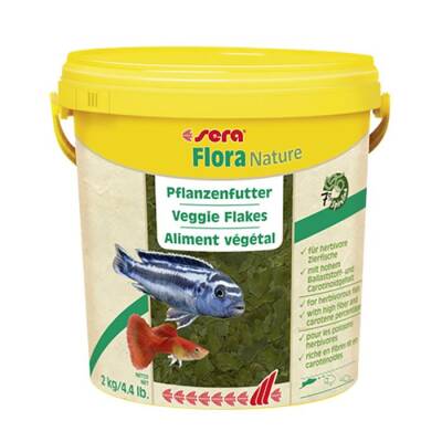 Sera Flora Nature Balık Yemi 10 Lt (2 kg) - 1